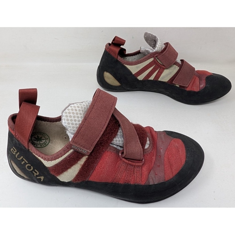Butora Endeavor Climbing Shoes Crimson Red Size Men's 8 Women's 9 EUR 41